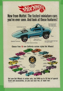 VTG 1968 Original 1st Hot Wheels Red Line Redline Ad Cheetah Original 16 Nice - Picture 1 of 1