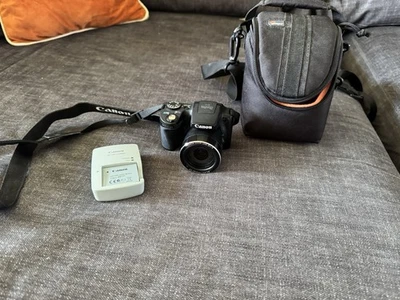 Cámara negra Canon PowerShot SX510 HS 30X Is 12,1 MP Foto 1 de 4