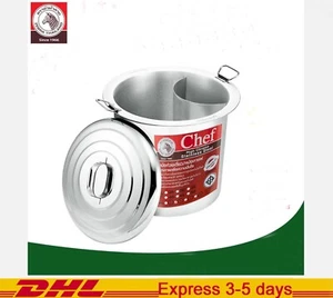 Bandeja de sopa tailandesa 36 cm acero inoxidable cebra chef - Imagen 1 de 4