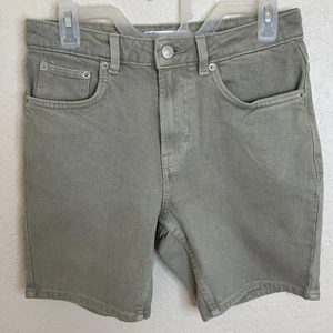 ZARA Herren 1985 normale Jeansshorts Gr. USA 30 EUR 38 MEX 30 beige hellbraun NEU - Bild 1 von 9