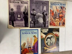 The Illustrated London News (Set Of 5-mags). 1935, 1936, 1937, 1952, 1969 - Picture 1 of 7