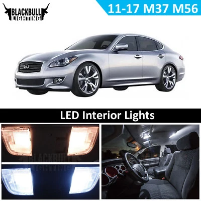 Kit de repuesto interior de luz LED blanca para Infiniti M37 M56 2011-2017 10 bombillas Foto 1 de 4