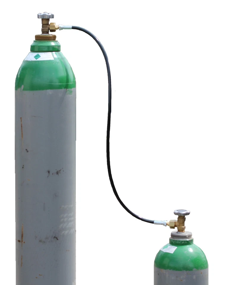 Umfüllschlauch für Argon, CO2, Schutzgas, Ballongas 1 m - Bild 1 von 4