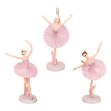  3 Pcs Ballet Figures Pvc Bride Childrens Toys Girl Dancer Figurine