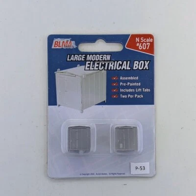 BLMA 607 N Scale Large Modern Electrical Box - 2 per Package - Image 1 of 2