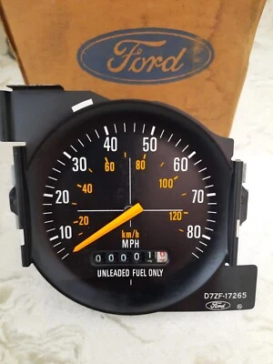 Ford Speedometer D7ZZ-1755-D  Ford Mustang, Fairmont,  LTD, Rare, NOS - Image 1 of 4