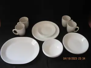 NEW In Box Corelle Winter Frost 21 Piece Setting Of 4 Dinnerware Pasta Bowls +++ - Picture 1 of 9