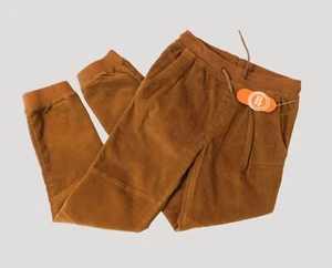 Wonder Nation Kids Corduroy Pants Size L 10 12 Brown Drawstring Elastic Waist - Picture 1 of 7