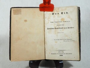 DER CID by Johann Gottfried von Herder, Koln 1838 - Picture 1 of 6