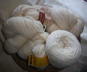 undyed ~ natural yarn ~ 100% wool ~ choice - Picture 1 of 9