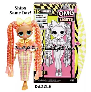 1 Autentica LOL Surprise DAZZLE OMG Fashion Doll Luci Serie 2 Neon Sigillata - Foto 1 di 12