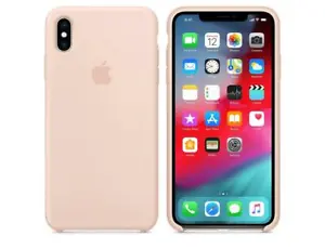 Original Apple iPhone Xs Max Silicone Case Handyhülle Silikon Pink Sand NEU- 230