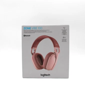 Logitech Zone Vibe 100 Lightweight Wireless Over Ear Headphones with Noise Ca... - Image 1 of 4