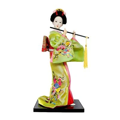 Japanische Geisha-Dame-Statuette mit traditioneller Verzierung für das - Bild 1 von 4