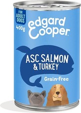 Cibo Umido per Cani Adulti con Salmone Tacchino 6x400g 100% Ingredienti Naturali