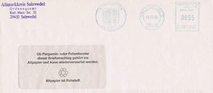 Deutschland Freistempel Salzwedel Wappen, coat of arms, blason, meterstamp, EMA - Bild 1 von 1