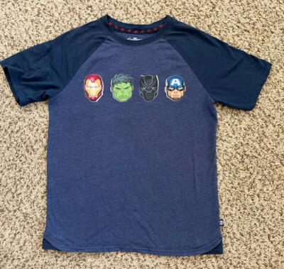 CAMISA NIÑO MARVEL AVENGERS SUPERHÉROE THOR HULK IRONMAN TALLA XL Foto 1 de 2