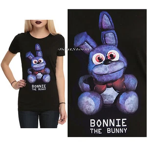 NUEVA CAMISETA AJUSTADA FIVE NIGHTS AT FREDDY'S "BONNIE THE BUNNY" Camiseta Juniors XL NUEVA CON ETIQUETAS - Imagen 1 de 4