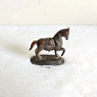 1930s Vintage Messing Handgefertigter Pferd Statue Rich Patina Sammler Alt 558