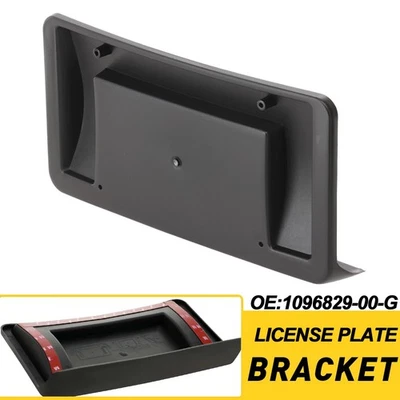 Soporte de panel de soporte de matrícula frontal para Tesla Model 3 2017-2023 109682900G Foto 1 de 4