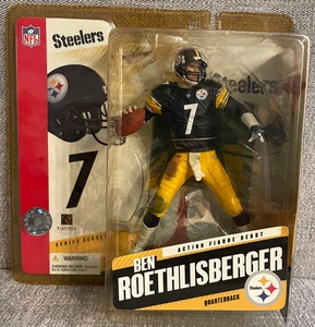 MCFARLANE NFL BEN ROETHLISBERGER BLACK JERSEY VARIANT SERIES 11 2005 - Picture 1 of 8