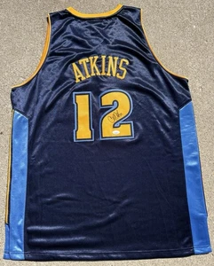 CHUCKY ATKINS SIGNED Denver Nuggets Jersey JSA COA - Picture 1 of 7