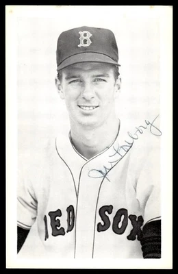 Foto postal automática firmada por Jim Lonborg del equipo de los Medias Rojas de Boston *AD548 Foto 1 de 2