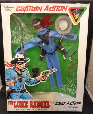 Uniforme y equipo Captain Action Lone Ranger 2000 de colección jugando mantis #1 Foto 1 de 4