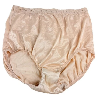 Bragas Warners Perfect Measure Vintage Talla 6 Encaje Satinado Brillante Sedoso Segunda Piel Foto 1 de 4