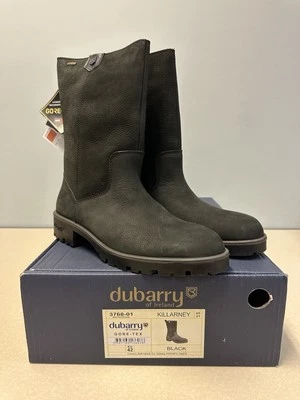 Bota de Lluvia Impermeable Dubarry Killarney Damas, Negra, Nueva con Etiquetas, LEER POR FAVOR Foto 1 de 4
