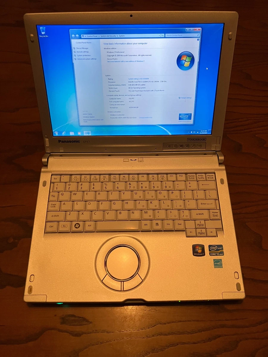 Panasonic Intel Core i5 2nd Gen. PC Laptops & Netbooks 12-12.9 in