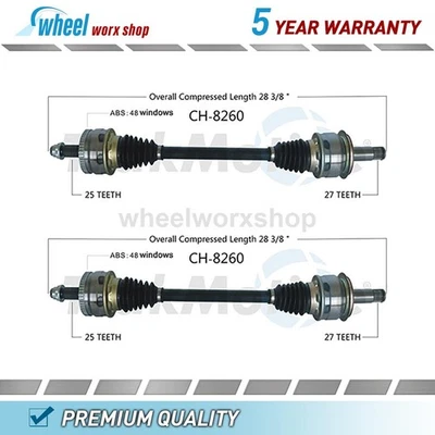 Rear CV Axle Shaft for Chrysler Crossfire 3.2L 2004 2005 2006 2007 2008 - Image 1 of 2