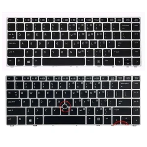 For HP EliteBook Folio 9470 9470M 9480 9480m Laptop Keyboard English Keyboard - Picture 1 of 7