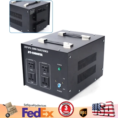 8000W Powerful Converter Transformer Step Up/Down 110V ?220V Voltage Stock USA?? - Image 1 of 4