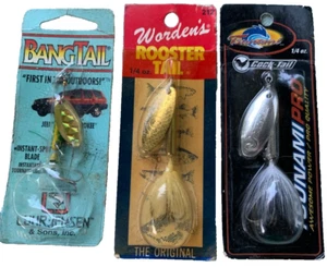 Wordens Rooster Tail Tsunami Pro Cock-Tail Luhr Jensen BangTail Fishing Lure Lot - Picture 1 of 10