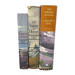 Earth's Children Series By Jean M. Auel - Hardback Book lot of 3 Dust Jackets - Picture 1 of 20