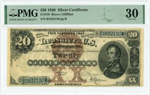 FR. 310 1880 $20 Silver Certificate PMG VF30 Decatur 949723-11 - Picture 1 of 2