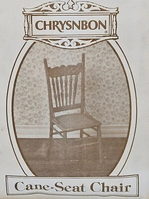 Mini kit CHRYSNBON FAÇA VOCÊ MESMO nº. Cadeira de assento de bengala M-540 Heritage em miniaturas vintage nova - Imagem 1 de 4