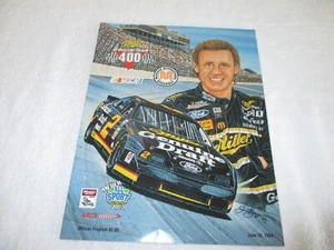 1994 MILLER GENUINE DRAFT 400 MICHIGAN NASCAR PROGRAM RUSTY WALLACE - Picture 1 of 6