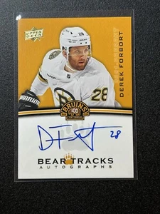 2023-24 Upper Deck Bruins Centennial Bear Tracks Auto Derek Forbort - Picture 1 of 2