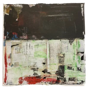 No.589 Original Abstract Modern Minimal Urban Textured Painting By K.A.Davis - Picture 1 of 12