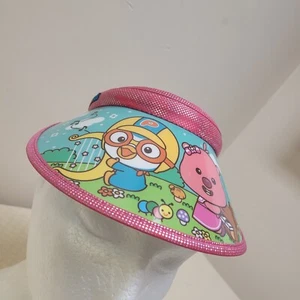 Peek-a-Boo PORORO Hat Visor Pink bee animated cartoon anima cute - Picture 1 of 9