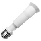  White Plastic Lamp Adapter Light Socket Converter Bulb Holder