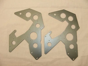 THUNDER TIGER RAPTOR 90 LOWER METAL FRAMES PV0411 FROM NEW ASSEMBLED HELI - Picture 1 of 2
