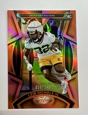 2023 Panini Certified Lew Nichols III Orange Rookie #/149 RC 🧀 Packers - Image 1 of 2