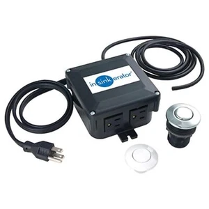 InSinkErator STS-00 Garbage Disposal Air Switch Kit, Dual Outlet Sink Top Switch - Picture 1 of 5