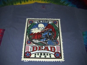 GRATEFUL DEAD SUMMER 2004 GARY HOUSTON STEAL YOUR FACE TRAIN CONCERT SHIRT-M-NR - Bild 1 von 6
