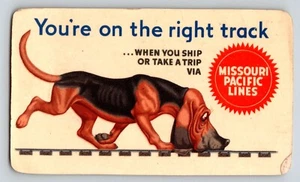 Vintage Missouri Pacific Lines Train Railroad 1955 Wallet Advertising Calendar - Picture 1 of 2