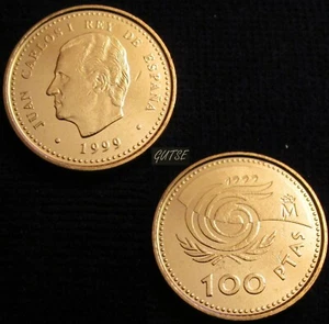 *GUTSE* J. CARLOS I-6, 100 PESETAS 1999, LIS REVERSO, SIN CIRCULAR. - Imagen 1 de 1