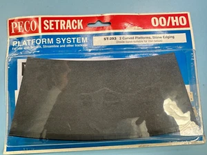 PECO ST-293  Setrack Curved Platform Stone - OO GAUGE - Picture 1 of 1